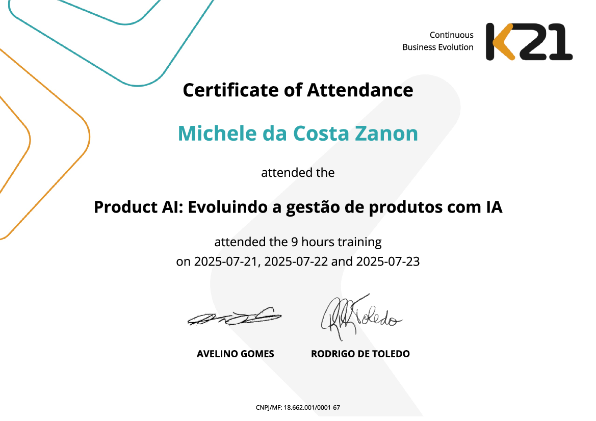 Certificado K21